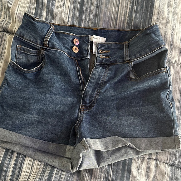Forever 21 Pants - Denim Blue Women's Shorts